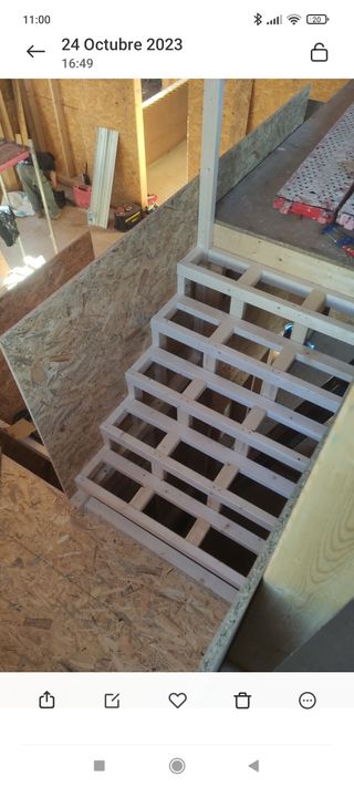 Escaleras de madera