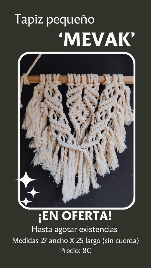 Tapiz de macramé
