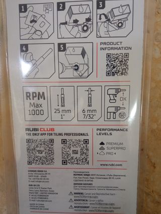 Kit broca diamante del 8