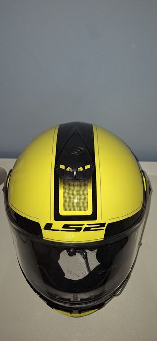 Casco moto LS 2 amarillo. XS
