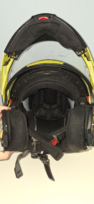 Casco moto LS 2 amarillo. XS