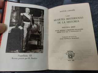 MUERTES MISTERIOSAS DE LA HISTORIA SERIE II 1952.