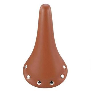 Sillín de bicicleta. Vintage. Marrón.