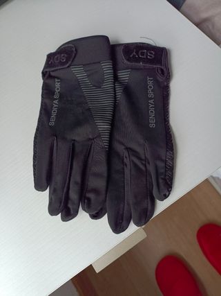 3 pares guantes de ciclismo 