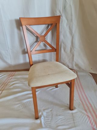 Silla aspas madera cerezo