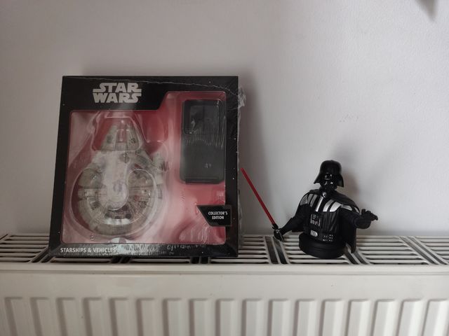 Dath Vader y halcón milenario