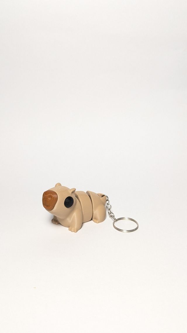 Capibara llavero articulado