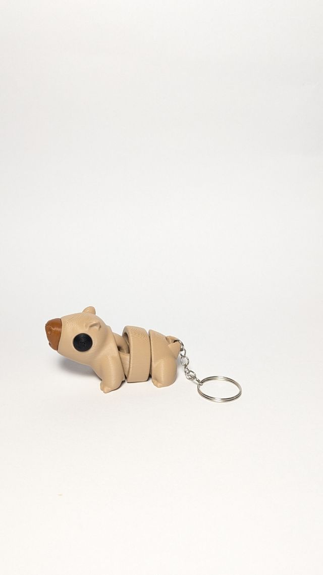 Capibara llavero articulado