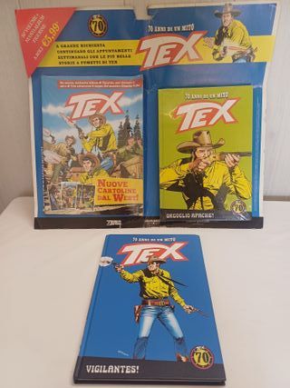 3 fumetti tex nuovi 70 anni di un mito