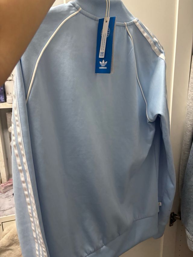 chaqueta adidas azul