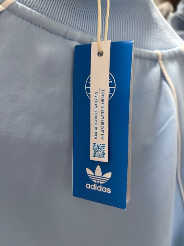 chaqueta adidas azul