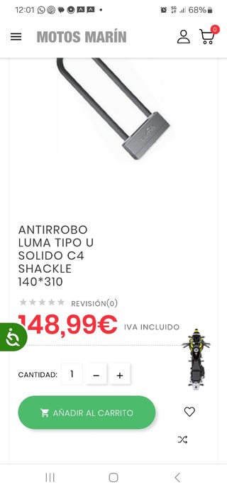 Candados tipo U Luma