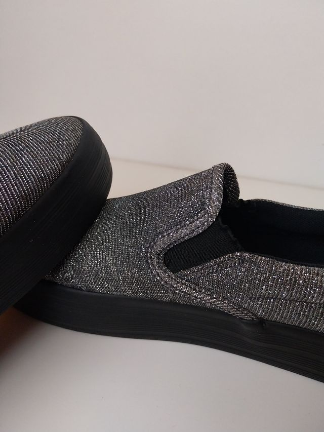Slip On Plateado