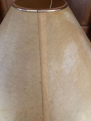 Pantalla de lampara de pie para forrar