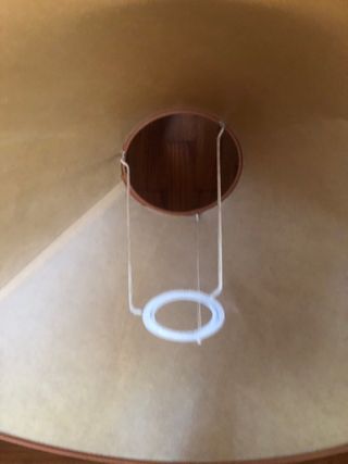 Pantalla de lampara de pie para forrar