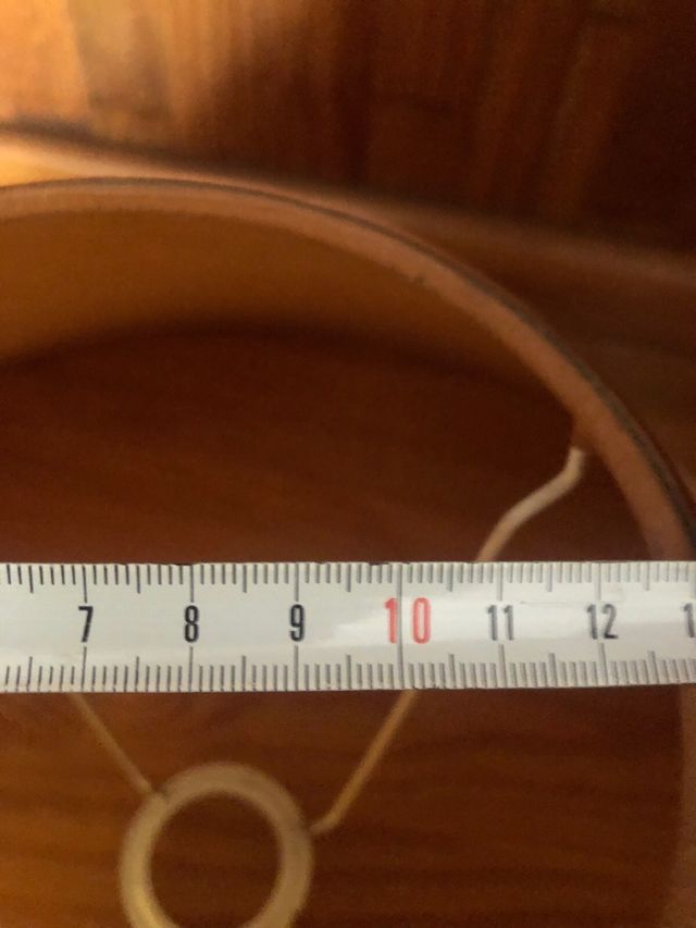 Pantalla de lampara de pie para forrar