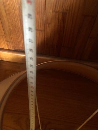 Pantalla de lampara de pie para forrar