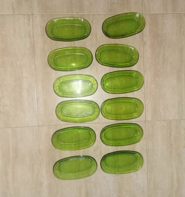 6€ c/u. Bandejas aperitivos 2 tamaños Duralex