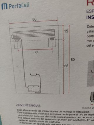 Espejo baño con luz integrada