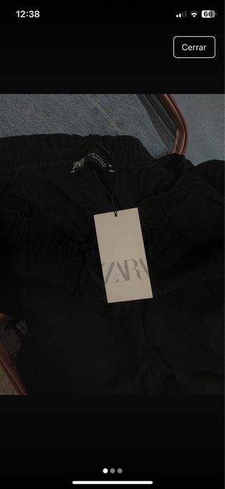 Pantalon de lino negro