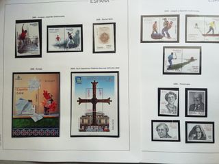 Sellos de España del año 2008 completo.