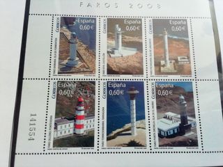 Sellos de España del año 2008 completo.