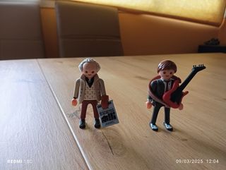 Muñecos de Martín y Doc de playmobil