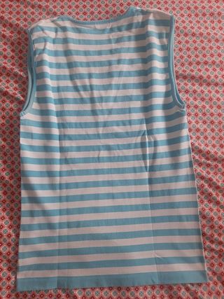 Camiseta de rayas sin mangas Benetton