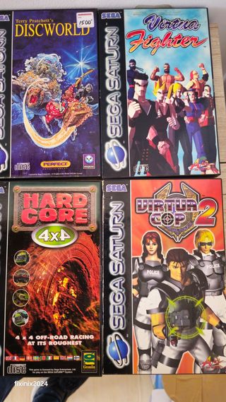 Juegos y consola sega saturn