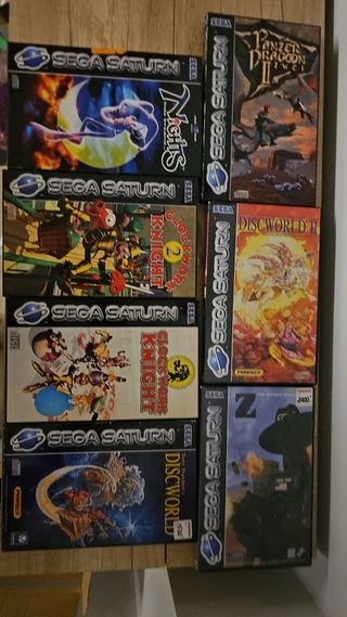 Juegos y consola sega saturn