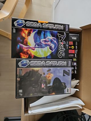 Juegos y consola sega saturn