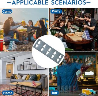 Apilador de Botellas de Silicona Universal 4 pieza