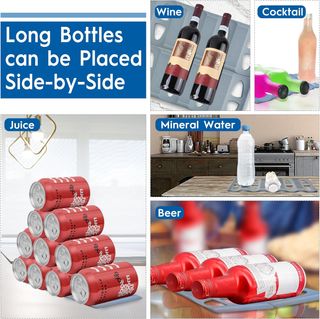 Apilador de Botellas de Silicona Universal 4 pieza