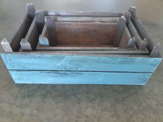 Set de cajas de madera