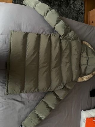 Anorak siksilk verde militar 