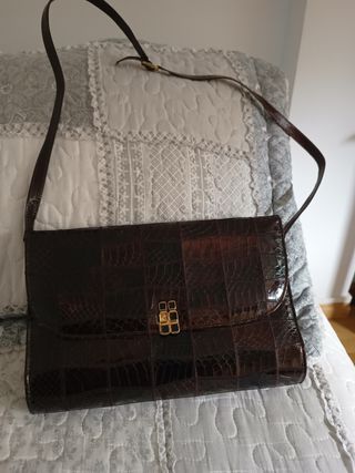 Bolso de piel de cocodrilo 