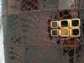 Bolso de piel de cocodrilo 