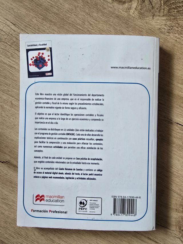 Contabilidad y Fiscalidad. Grado Superior