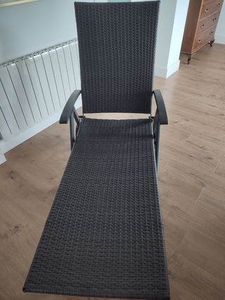 Tumbona NUEVA plegable con ruedas