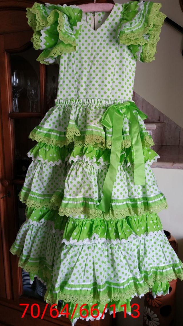 Traje de flamenca de niña