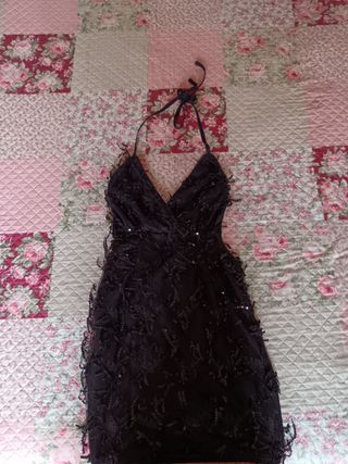 Vestido fiesta espalda descubierta 