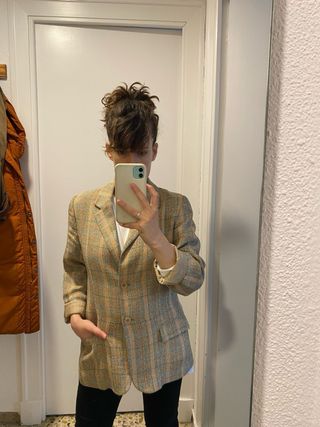 Americana de cuadros vintage
