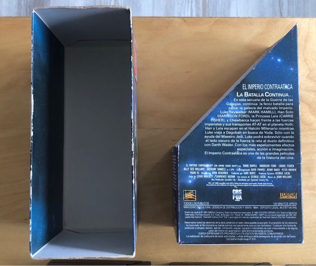 Trilogia Star Wars 1995 VHS Remasterizada