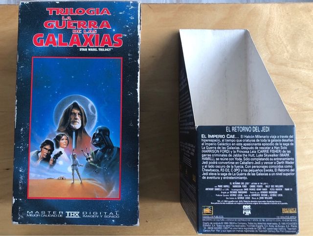 Trilogia Star Wars 1995 VHS Remasterizada