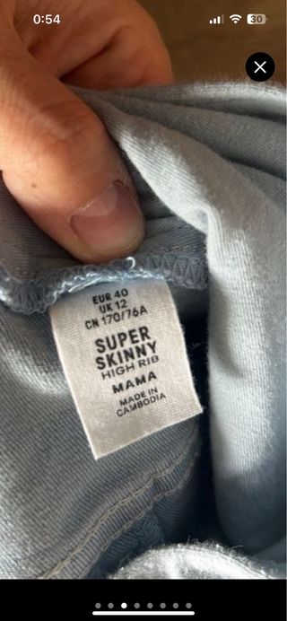 Pantalones embarazo premama