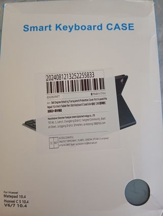 Funda de tablet con teclado