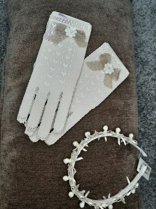 Guantes NUEVOS comunión niña
