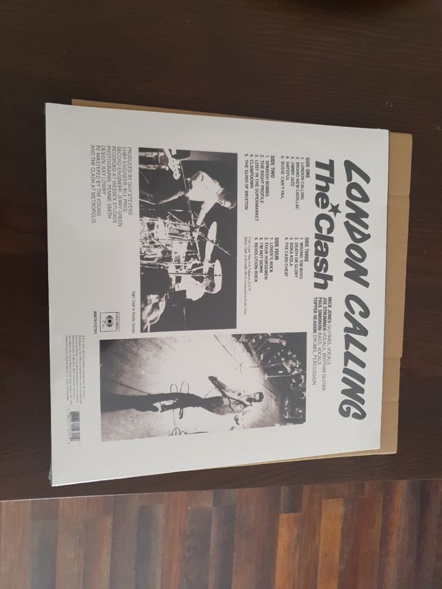 Disco vinilo the clashs  london calling