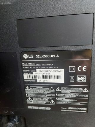 Televisor LG 32 pulgadas
