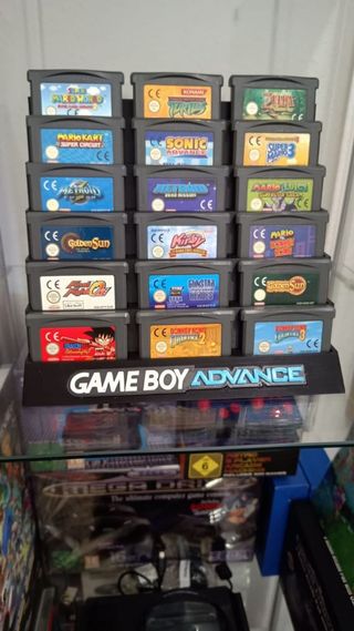 Soporte 18 juegos game boy advance